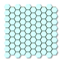 سرامیک ساده استخری BLU2 سایز شش ضلعی البرز