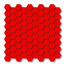 سرامیک ساده استخری RED1 سایز شش ضلعی البرز