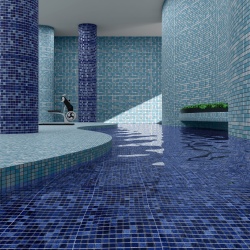 سرامیک استخری میکس آپولون آبی 21 سایز 2.5×2.5 آرتما - ARTEMA CERAMIC